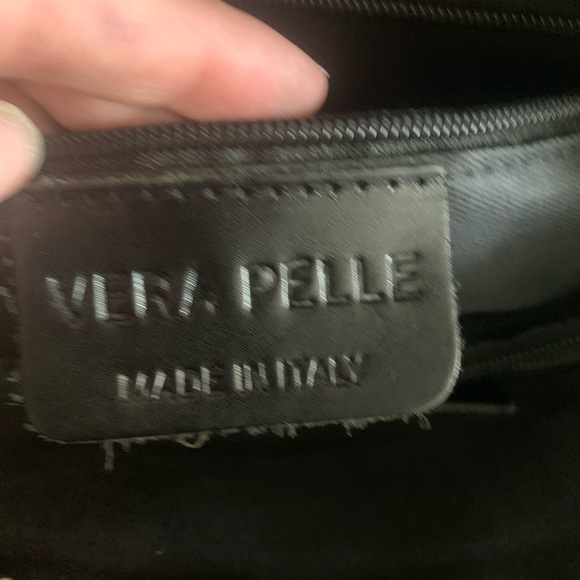 Genuine leather top handle structured bag Black Leather Handbag - Picture 7 of 7